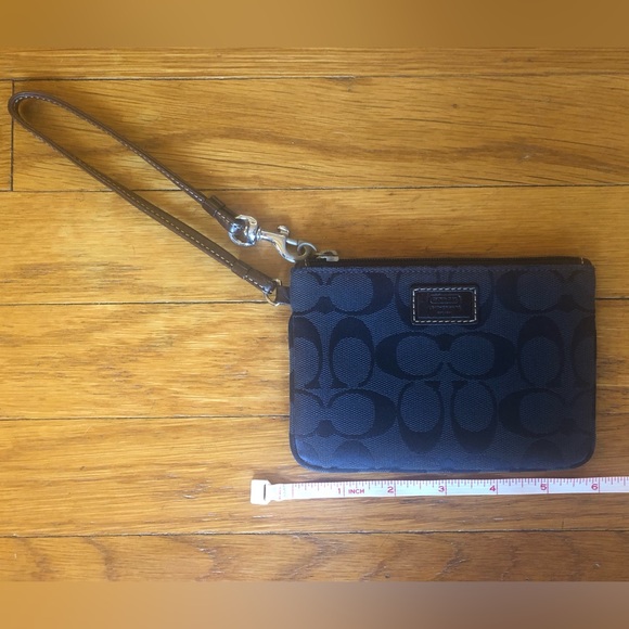 Coach Navy Canvas Wrislet - Picture 2 of 5